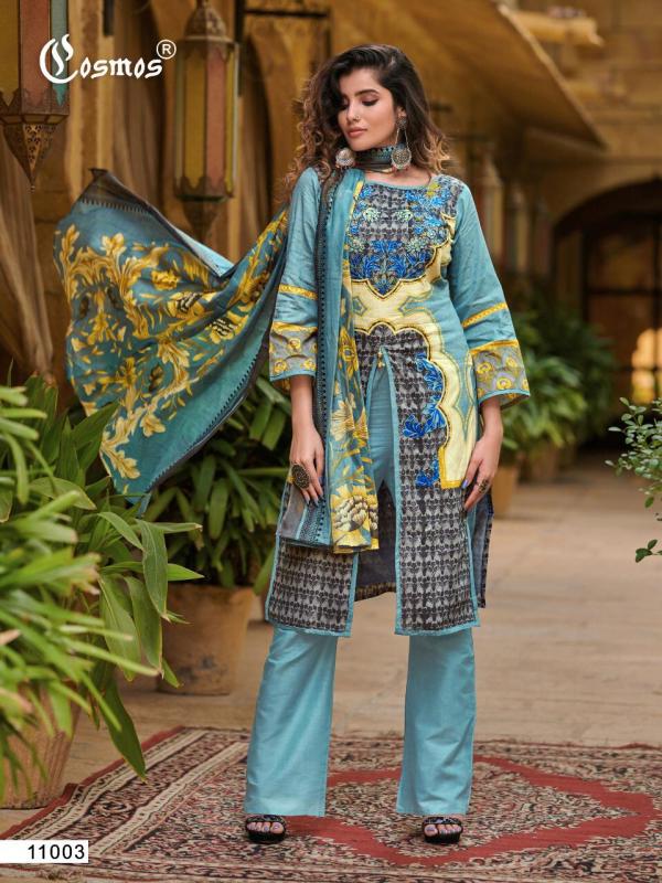 Cosmos Noor Printed Lawn 2-Cotton-Designer-Dress-Materials